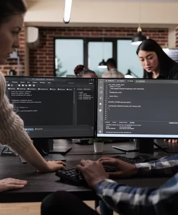 Experts optimising a website