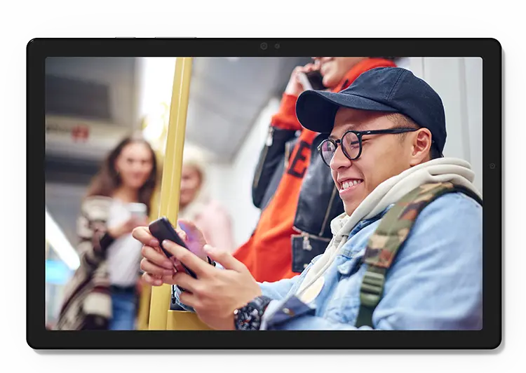 Man watched an engaging YouTube ad