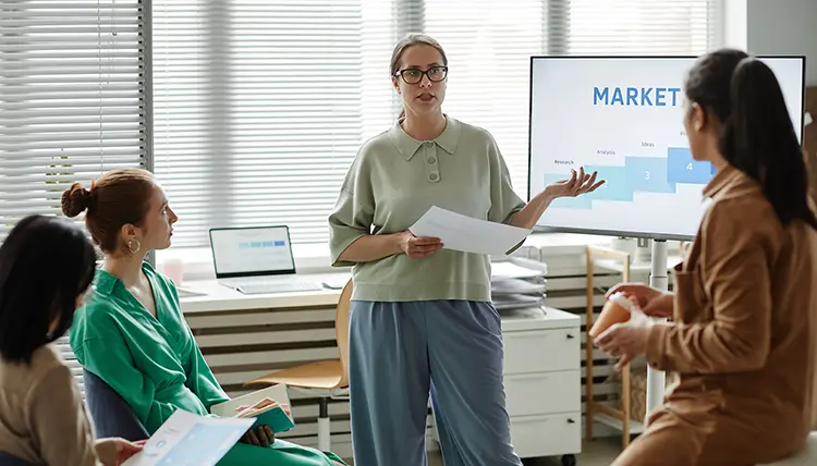 Marketing reporting meeting