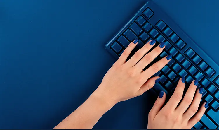 Woman doing content outreach